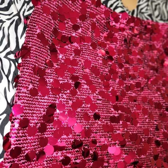 Glamorous Pink Sequin Mini Skirt - Picture 4 of 8